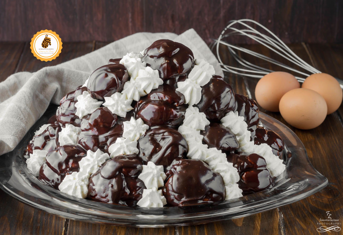 profiteroles al cioccolato