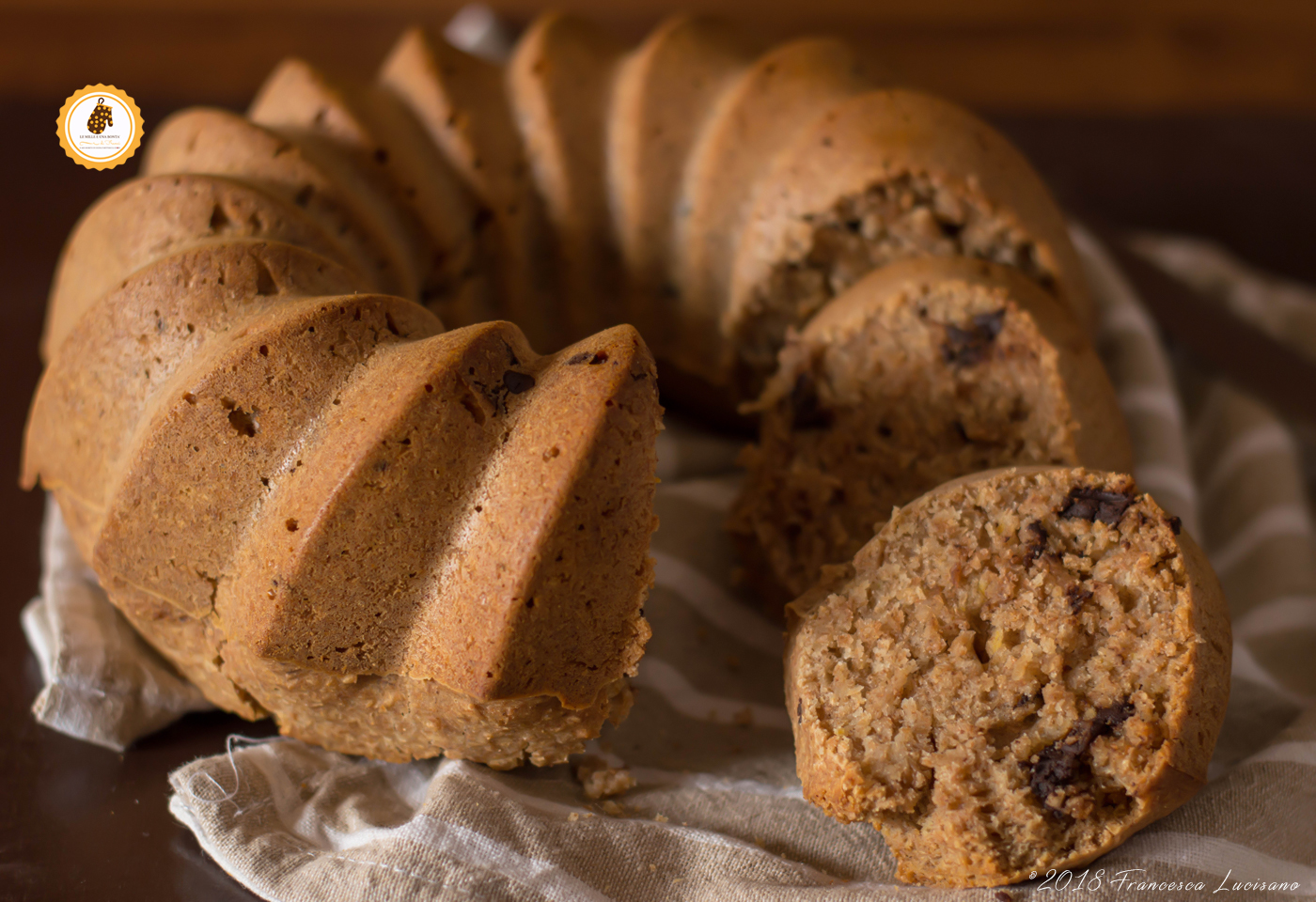 ciambellone integrale all'acqua