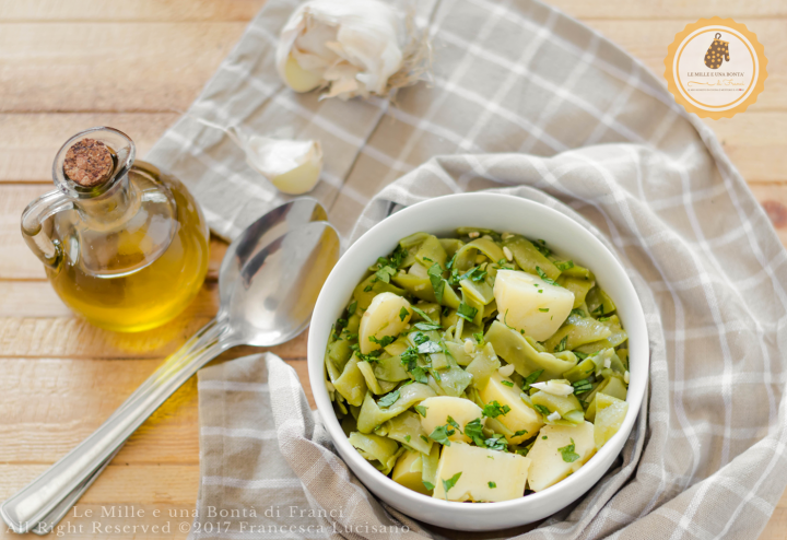 insalata di patate e fagiolini