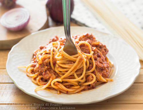 Spaghetti con tonno cipolla e ‘nduja