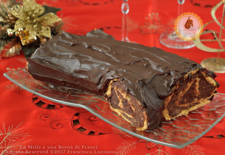 tronchetto di natale al cioccolato