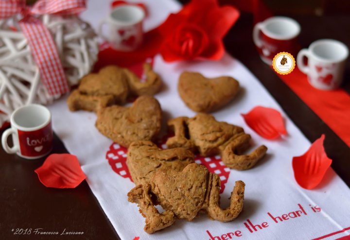 biscotti integrali di san valentino
