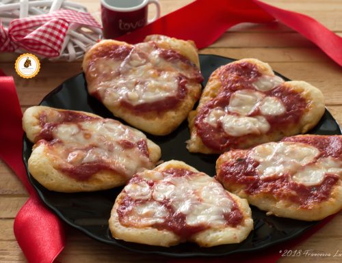 Pizzette veloci di San Valentino