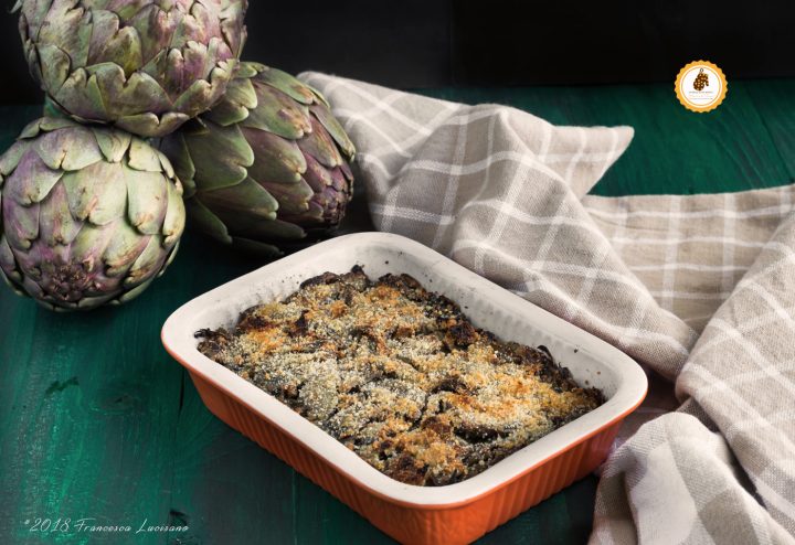 carciofi al forno gratinati