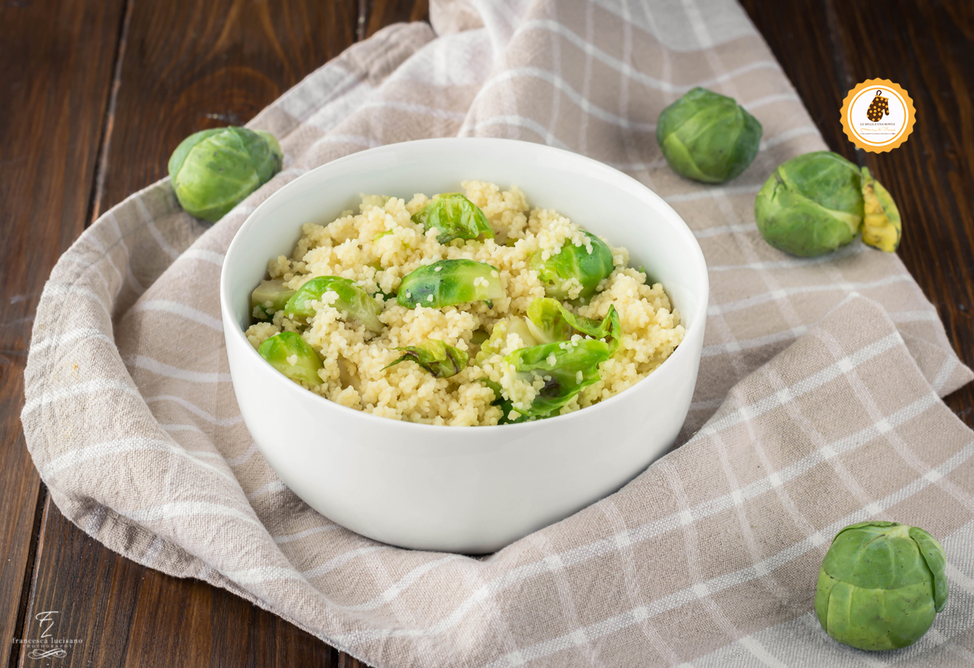 cous cous con cavoletti di bruxelles