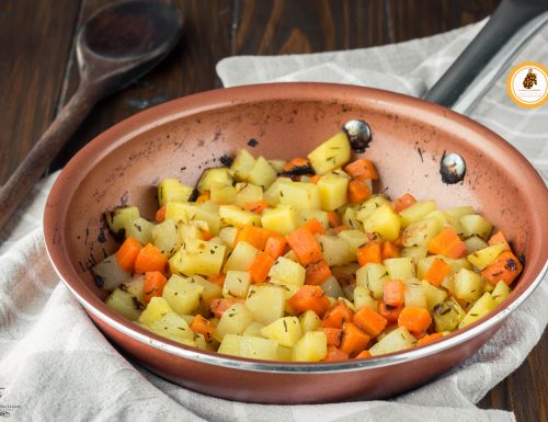 Patate e carote in padella