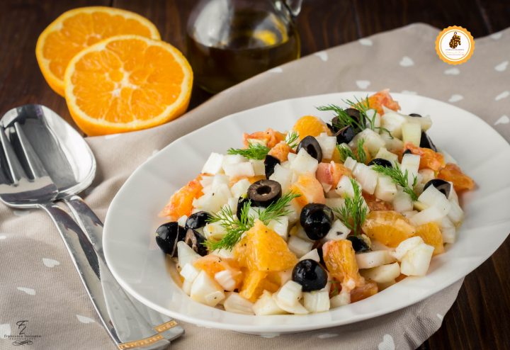 insalata di finocchi arance e olive