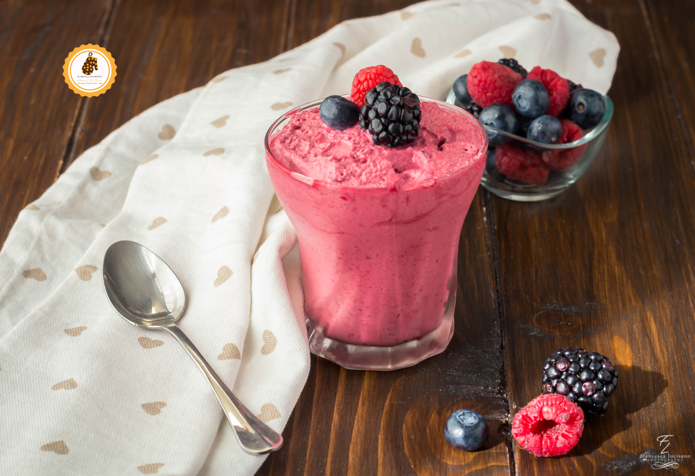 mousse ai frutti di bosco