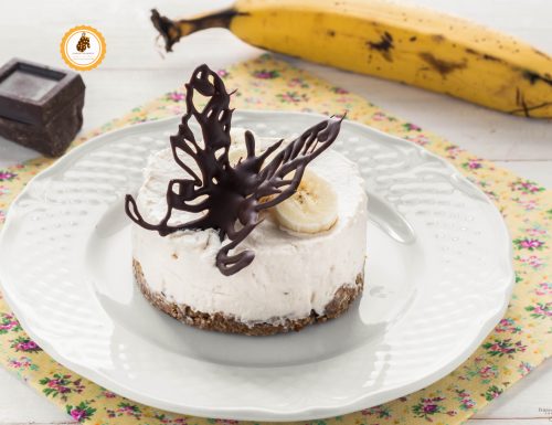 Cheesecake monoporzione alla banana