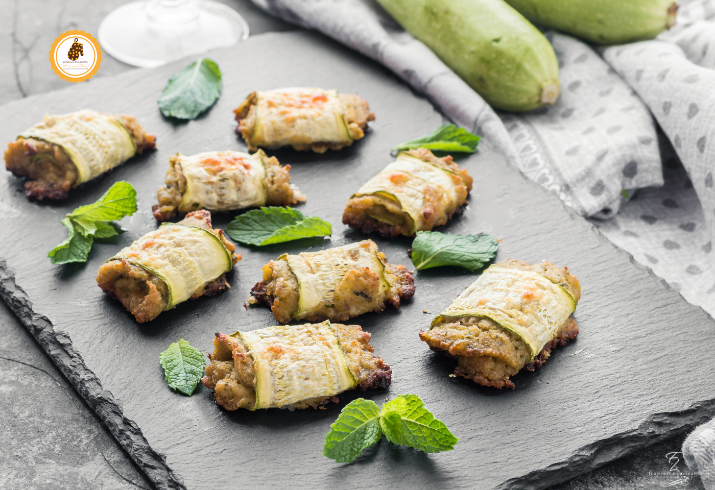 involtini di zucchine con tonno al forno