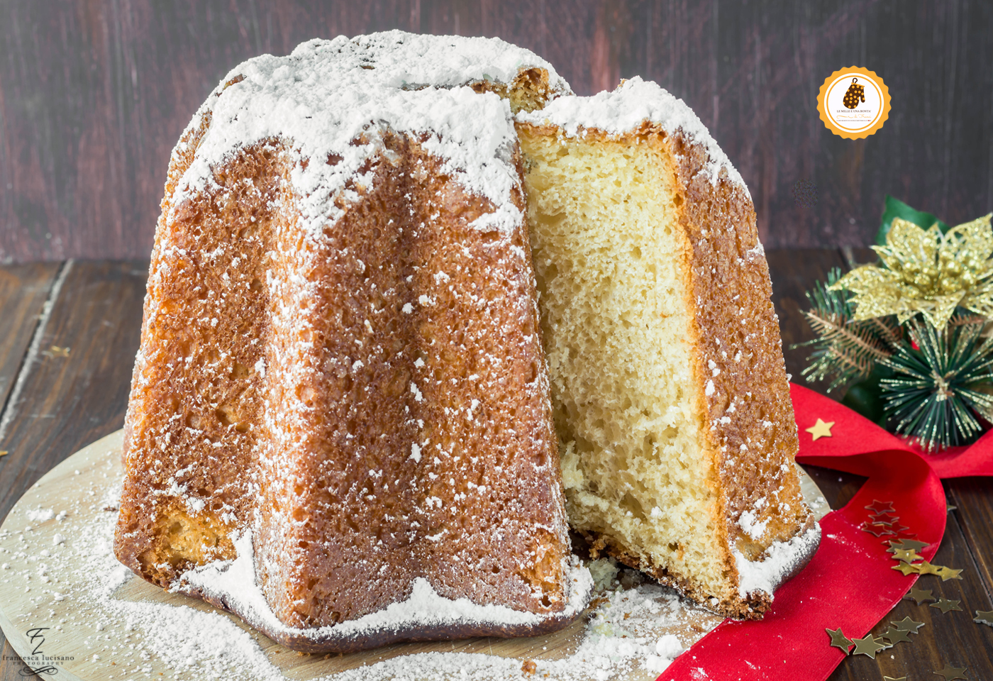 pandoro sfogliato delle sorelle Simili