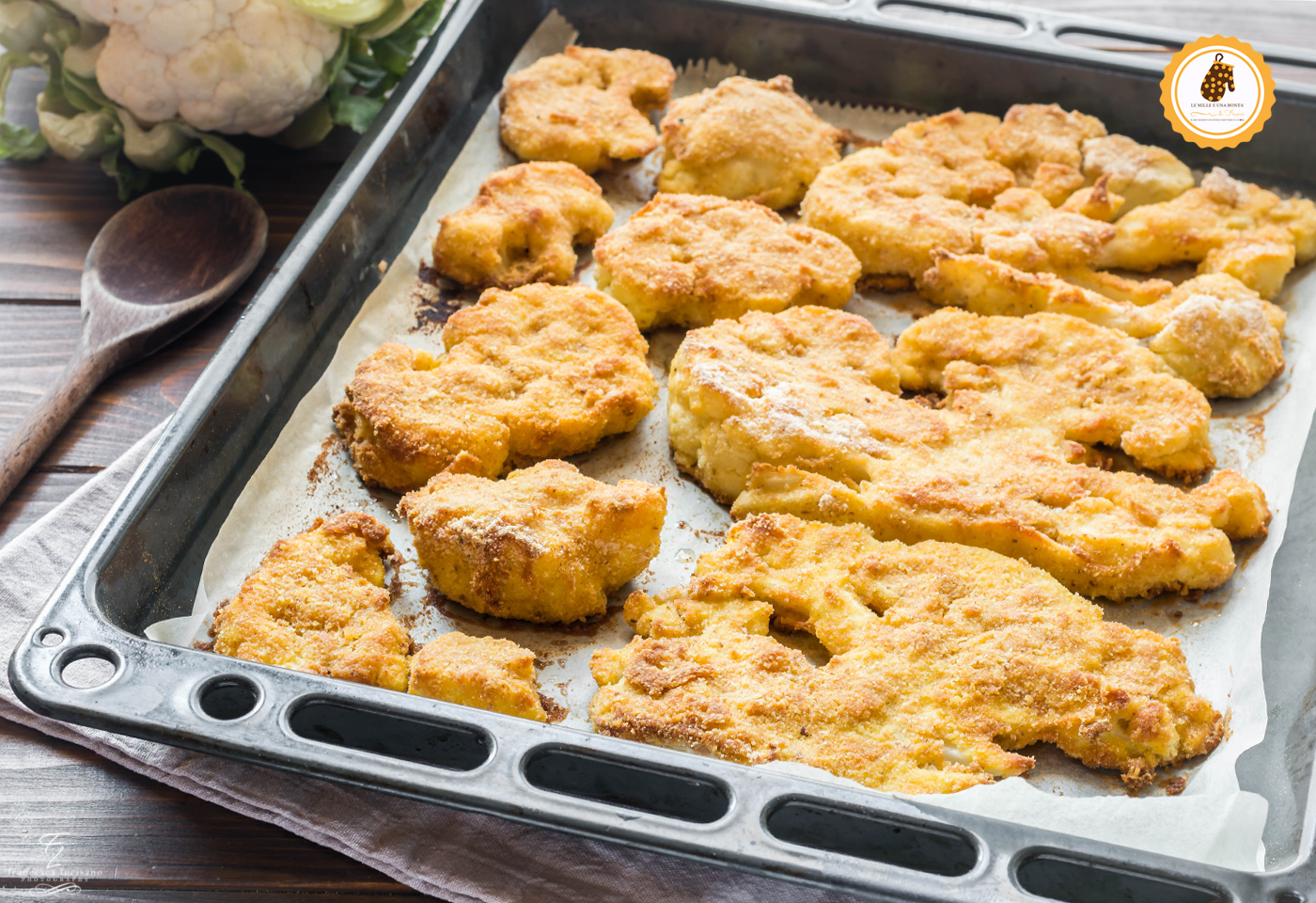 cotolette di cavolfiore al forno