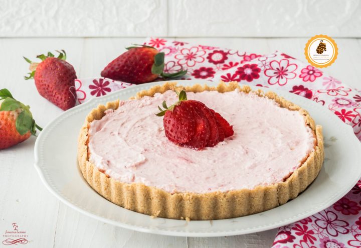 crostata fredda alle fragole