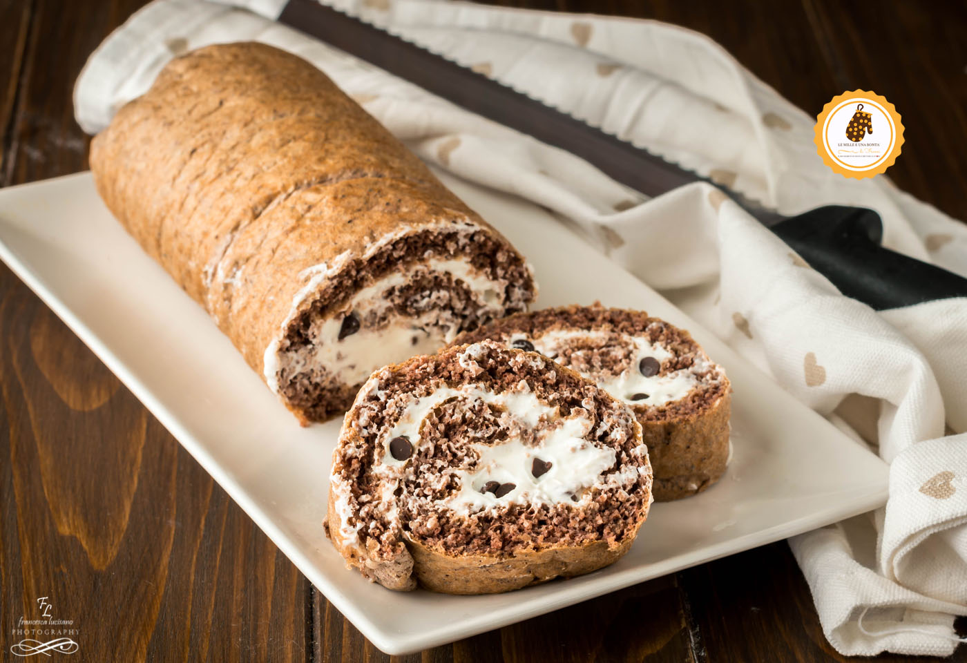 rotolo fit al cacao e yogurt greco