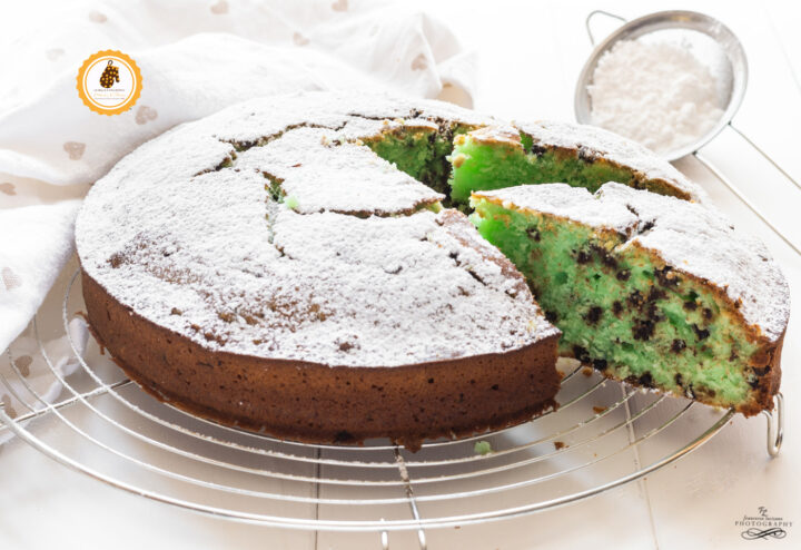 torta menta cocco e cioccolato