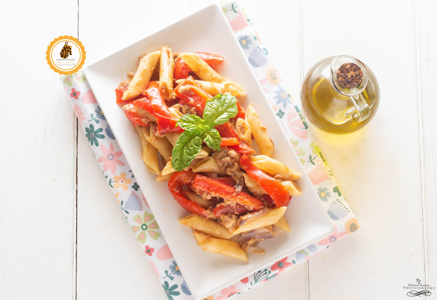 pasta fredda con tonno e peperoni