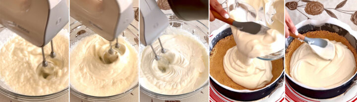 sbriciolata fredda con crema al latte e nutella