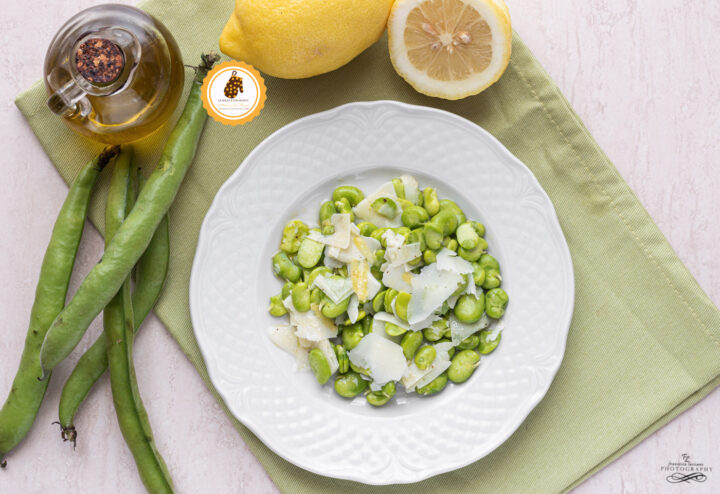 insalata di fave fresche