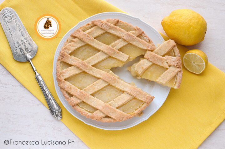crostata al limone senza lattosio